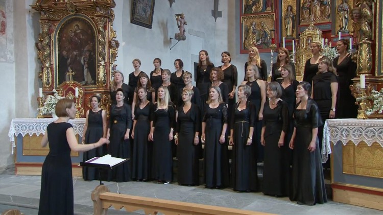Damenchor Chursüd: Auftritt Kirche Tomils, 16. Mai 2015